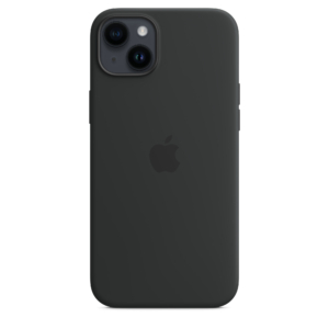 pple iPhone 14 Plus Silicone Case with MagSafe - Black - Image 3