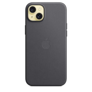 iPhone 15 Plus FineWoven Case with MagSafe - Black - Image 3
