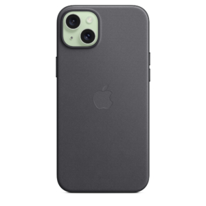 iPhone 15 Plus FineWoven Case with MagSafe - Black - Image 4