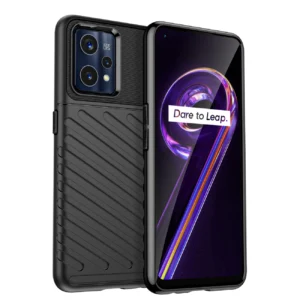Thunder Flexible armored Realme 9 Pro + (9 Pro Plus) dėklas telefonui juodos spalvos