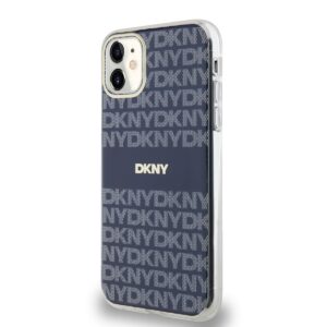 DKNY PC/TPU Repeat Pattern Tonal Stripe Magsafe dėklas telefonui Apple iPhone 11 mėlynos spalvos - Image 2