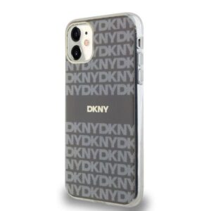 DKNY PC/TPU Repeat Pattern Tonal Stripe Magsafe dėklas telefonui Apple iPhone 11 Beige - Image 2