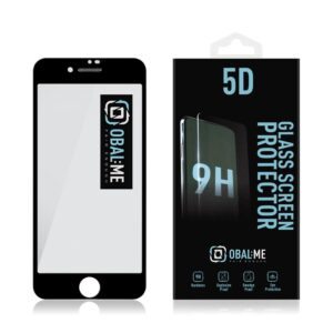 OBAL:ME 5D apsauginis stiklas telefonui Apple iPhone 7/8/SE2020/SE2022 Black