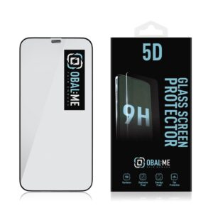 OBAL:ME 5D apsauginis stiklas telefonui Apple iPhone 12/12 Pro Black