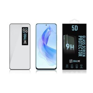 OBAL:ME 5D apsauginis stiklas telefonui Honor 90 Lite Black - Image 2