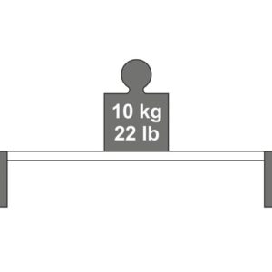Lentynos laikiklis Dolle Lip, 200x130 mm, juoda - Image 3
