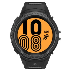 Spigen RUGGED ARMOR "PRO" Samsung Galaxy Watch 5 PRO (45 mm) juodos spalvos - Image 9