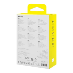 Baseus Magnetic Mini MagSafe 10000mAh 20W powerbank su built-in Lightning kabelis - juodos spalvos + Baseus Simple Series USB-C - USB-C 60W 0.3m kabelis - Image 6