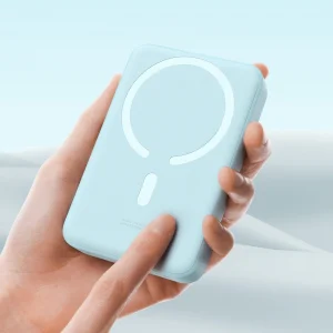 Baseus Magnetic Mini induction power bank 10000mAh 30W - mėlynos spalvos + USB-C - USB-C kabelis - Image 9