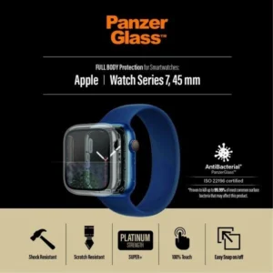 PanzerGlass Full Body dėklas Apple Watch 7 / 8 45 mm - transparent - Image 6