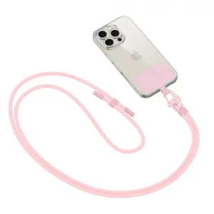 Dirželis telefonui Tech-Protect C5S Rope Crossbody Strap - rožinės spalvos