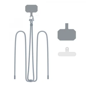 Dirželis telefonui Tech-Protect C5S Rope Crossbody Strap - pilkos spalvos - Image 4