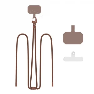 Dirželis telefonui Tech-Protect C5S Rope Crossbody Strap - rudos spalvos - Image 4
