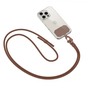 Dirželis telefonui Tech-Protect C5S Rope Crossbody Strap - rudos spalvos