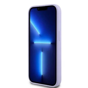 Karl Lagerfeld HC MagSafe silikoninis Karl&Choupette Heads Ring Apple iPhone 14 Pro - dėklas telefonui violetinės spalvos - Image 5