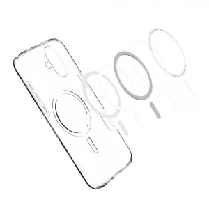 SPIGEN LIQUID CRYSTAL MAG MAGSAFE Apple iPhone 16 dėklas telefonui skaidrus - Image 7