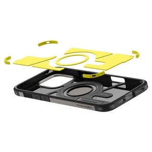 Spigen Tough Armor MagSafe su stoveliu Apple iPhone 16 Pro Max - dėklas telefonui juodos spalvos - Image 4