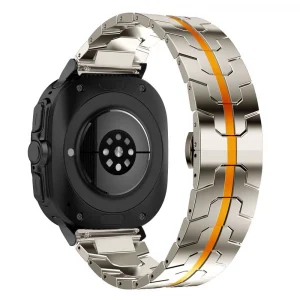 Apyrankė Tech-Protect Stainless Line na Samsung Galaxy Watch Ultra (47 mm) - titano oranžinės spalvos - Image 2