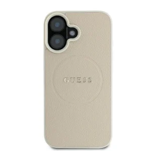 Guess Grained Ring MagSafe Apple iPhone 16 - dėklas telefonui rudos spalvos - Image 3
