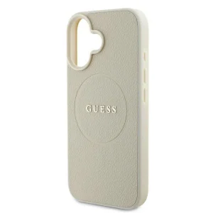 Guess Grained Ring MagSafe Apple iPhone 16 - dėklas telefonui rudos spalvos - Image 6