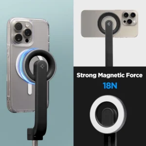 Asmenukių lazda Spigen S571W MagSafe Bluetooth with tripod - juodos spalvos - Image 8