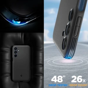 Spigen Essential SandBlast Samsung Galaxy M35 5G - dėklas telefonui juodos spalvos - Image 8