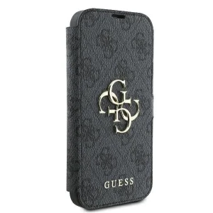 Guess 4G Metal Logo Apple iPhone 16 - dėklas telefonui juodos spalvos - Image 4