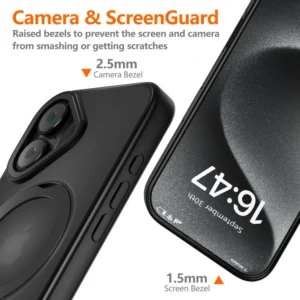 Tech-Protect MagRing MagSafe Apple iPhone 16 - Semi-dėklas telefonui skaidrus - Image 7