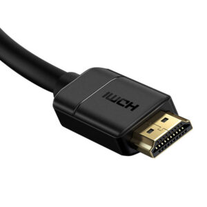 Baseus 2x HDMI 2.0 4K 30Hz Kabelis, 3D, HDR, 18Gbps, 8m juodos spalvos - Image 4