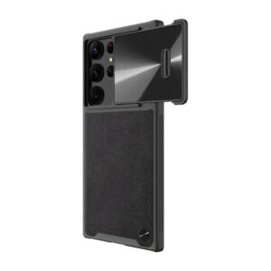 Nillkin CamShield Leather Samsung Galaxy S23 Ultra dėklas telefonui juodos spalvos - Image 3