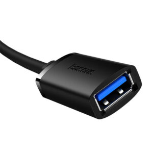 USB 3.0 Prailginimo kabelis Baseus male į female, AirJoy Series, 1.5m juodos spalvos - Image 4