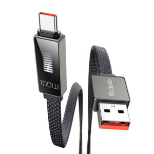 Kabelis Mcdodo CA-4980 USB į USB-C with display 1.2m juodos spalvos