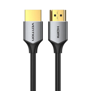 Ultra Thin HDMI Kabelis Vention ALEHD 0.5m 4K 60Hz pilkos spalvos - Image 3