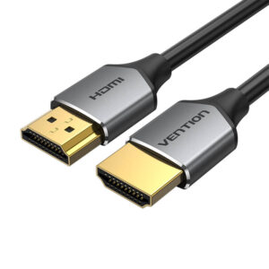 Ultra Thin HDMI Kabelis Vention ALEHD 0.5m 4K 60Hz pilkos spalvos - Image 4