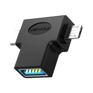 Adapter OTG USB 3.0 į USB-C and Micro USB Vention CDIB0 - Image 3