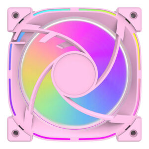Darkflash INF24 5in1 ARGB Kompiuterio ventiliatorių rinkinys (pink) - Image 4