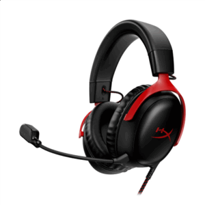 HyperX Cloud III Red (Raudonos) Žaidimų Ausinės - Image 2