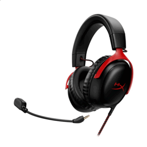 HyperX Cloud III Red (Raudonos) Žaidimų Ausinės - Image 3