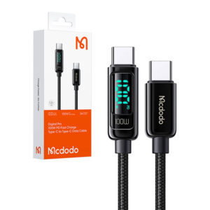 Mcdodo CA-8820 100W USB-C į USB-C kabelis, 1.2m juodos spalvos - Image 3