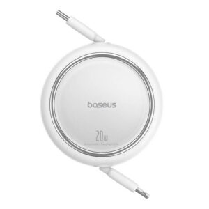 Baseus Free2Pull Kabelis USB-C į iP 20W baltos spalvos - Image 3