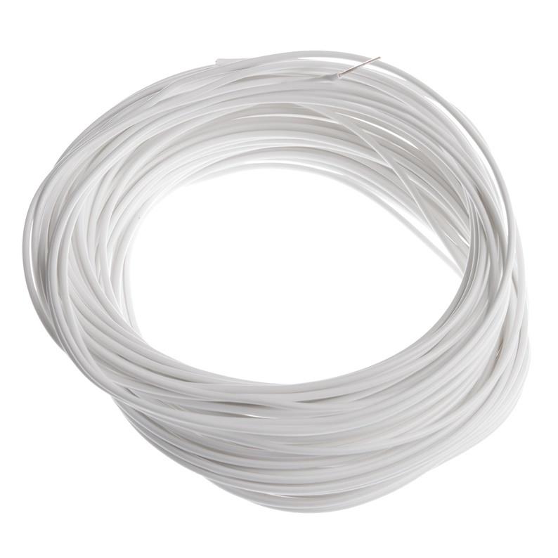 Sourcing Map 30AWG Silicone Ruban Câble 2Broche 30 Jauge Plat Câble Flexible Silicone Fil 30m/100ft Noir Toronné Étain Cuivre Fil Pour Modèle Avion