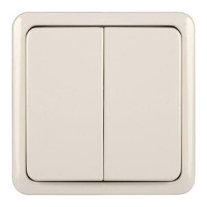 Jungiklis VILMA SL+250, 2 klav., baltos spalvos