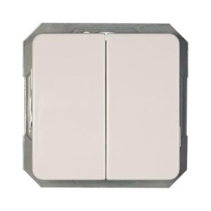 Perjungiklis VILMA LX200, 2klav., baltos spalvos