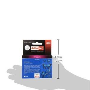 Rašalinio spausdintuvo kasetė Active Jet Epson T0713, rožinė - Image 3