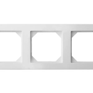 Trivietis rėmelis LIREGUS EPSILON, baltos spalvos - Image 1