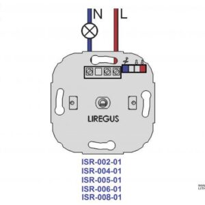 Šviesos reguliatorius LIREGUS EPSILON, juodos spalvos - Image 3