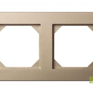 Dvivietis rėmelis LIREGUS EPSILON, šampano spalvos