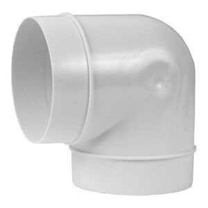 Ventiliacijos alkūnė EUROPLAST AL100-90, D100 90°
