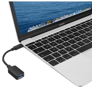 Adapteris TRUST USB Type C M, USB Type A F, juodas 20967 - Image 3