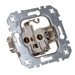 Kištukinis lizdas LIREGUS EPSILON, su įž., metalo spalvos - Image 3